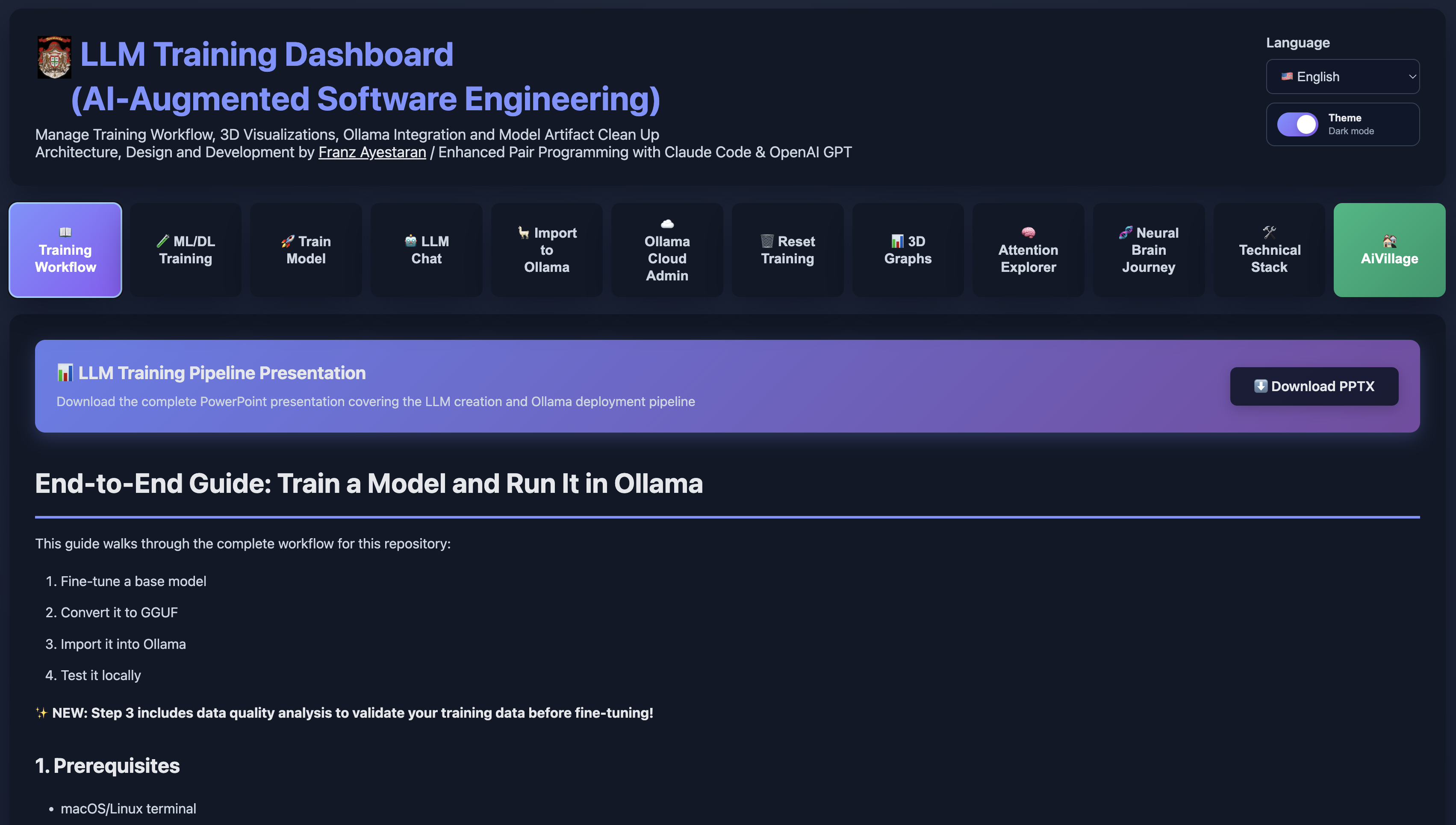 LLM Training Dashboard