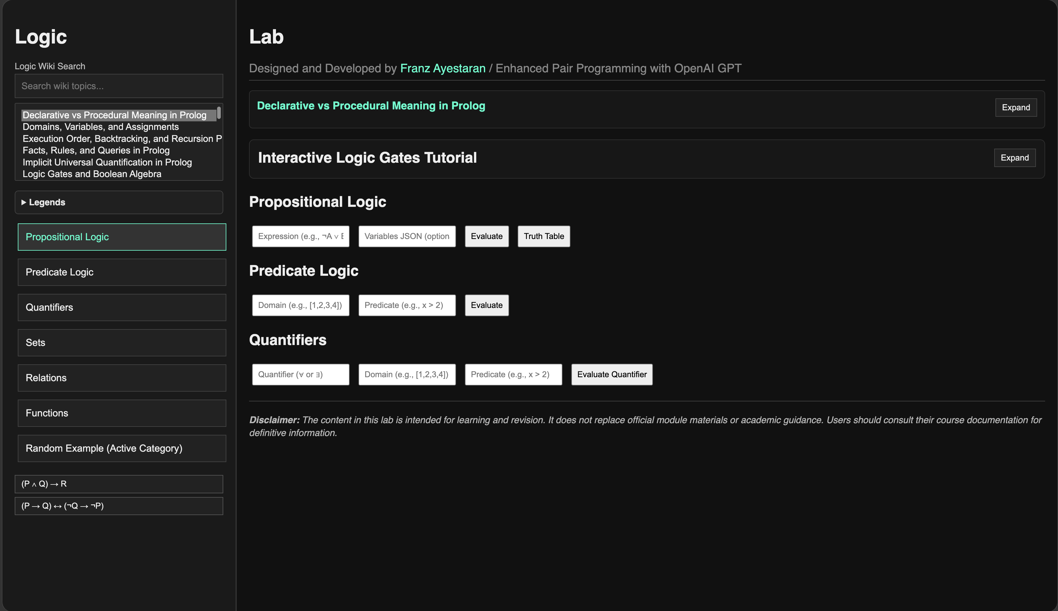 Logic Lab