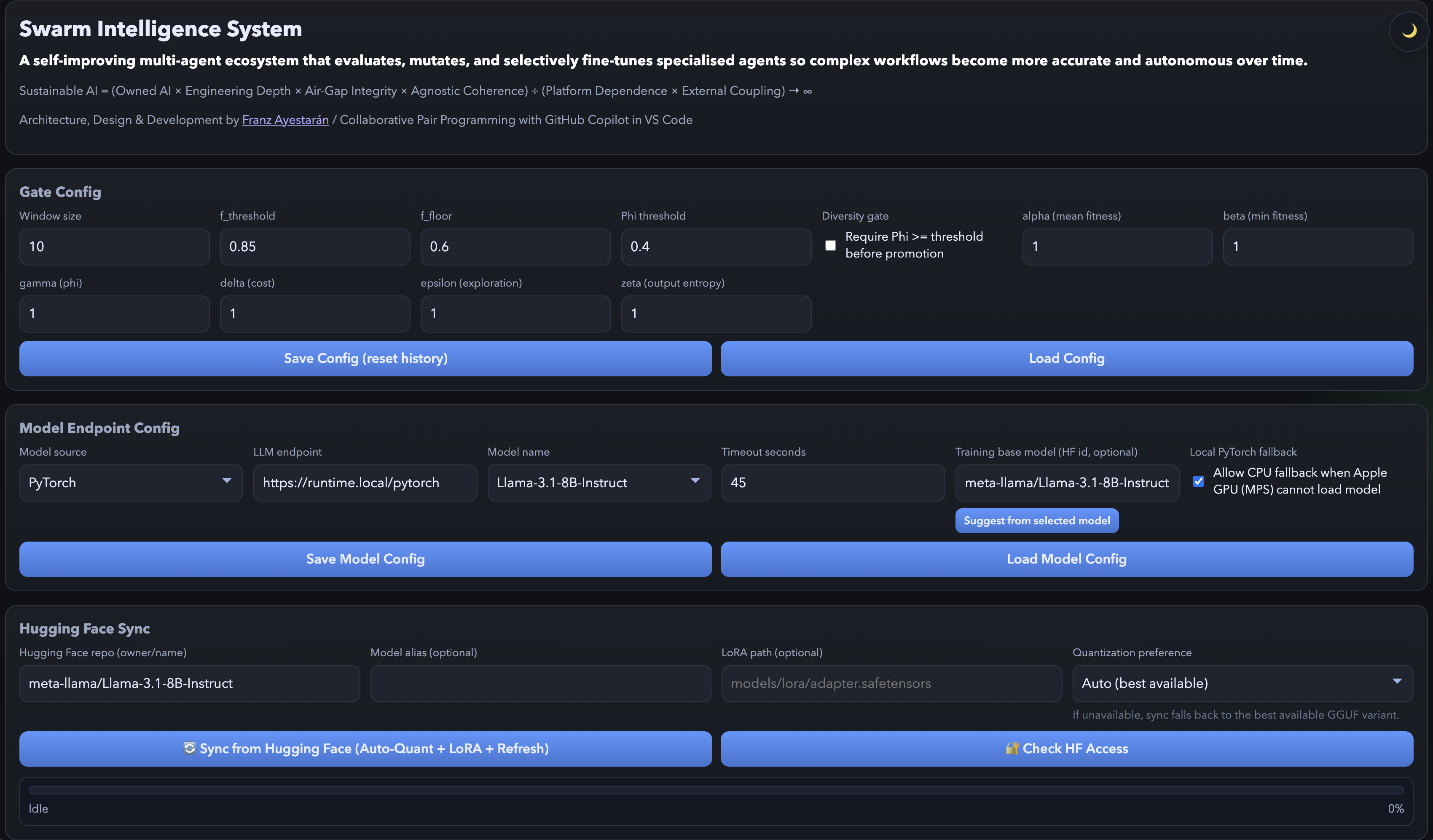 Swarm Intelligence System